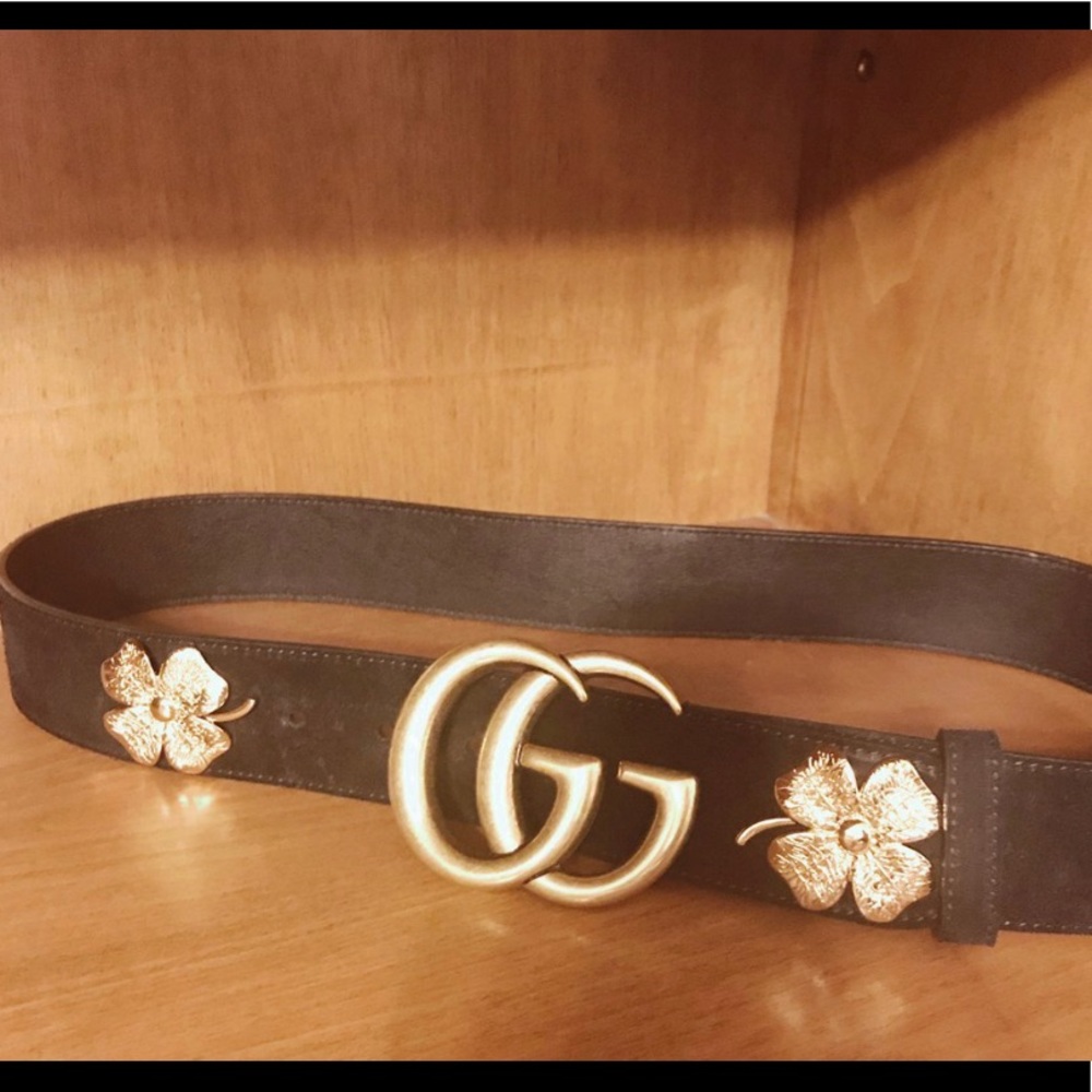 Authentic Gucci Clover Belt